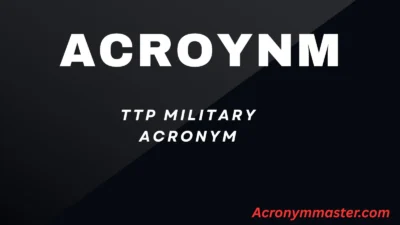 TTP Military Acronym