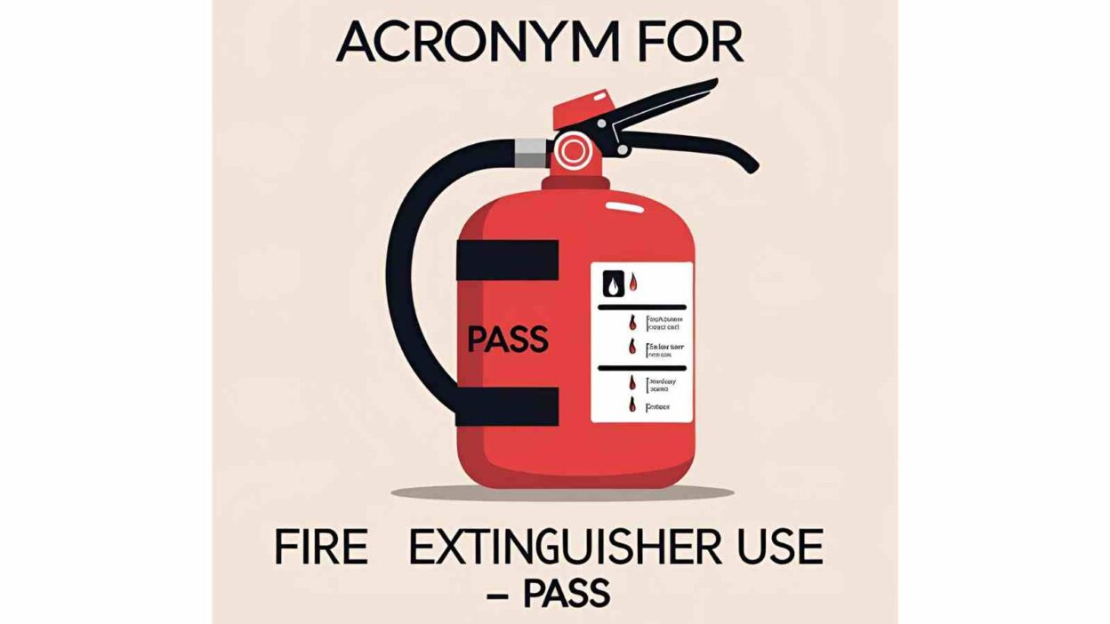 Acronym for Fire Extinguisher Use
