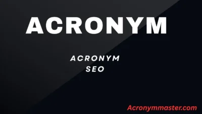 Acronym seo