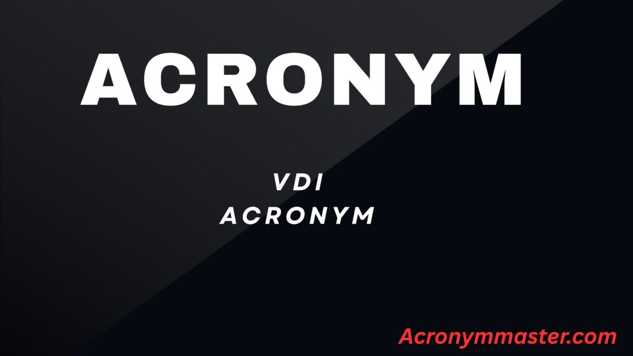 VDI Acronym