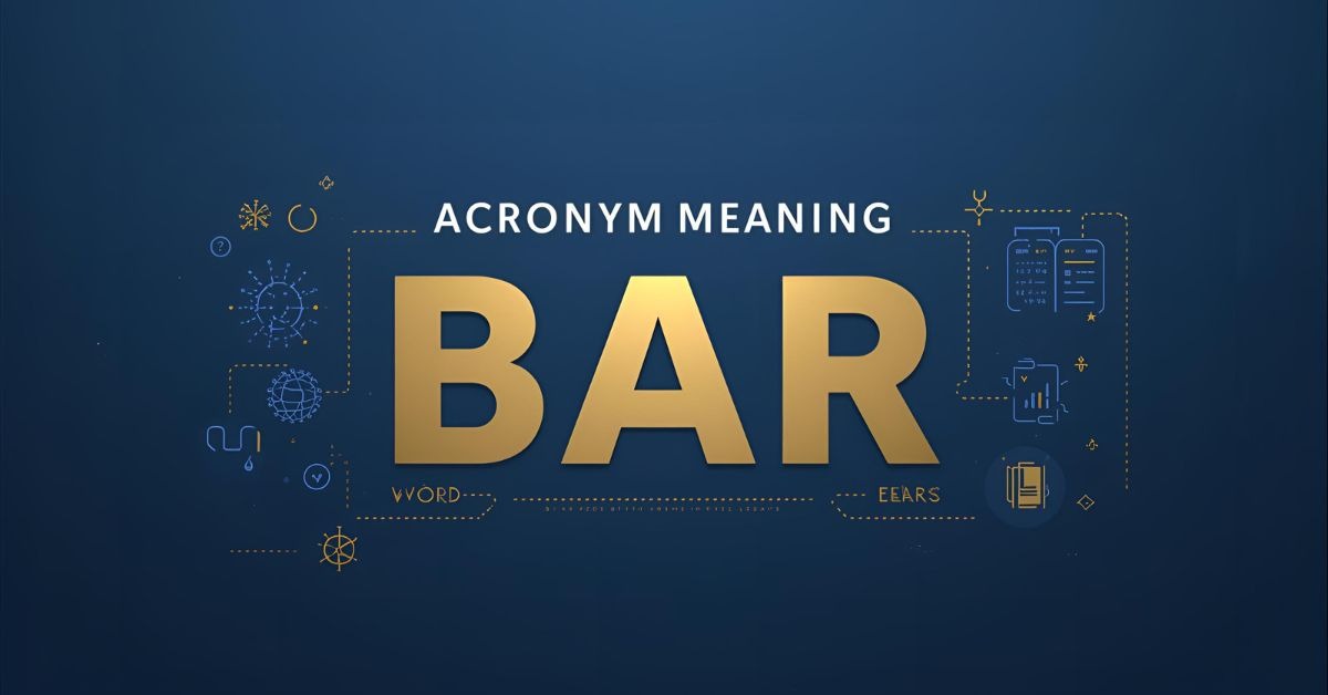 Is BAR an Acronym