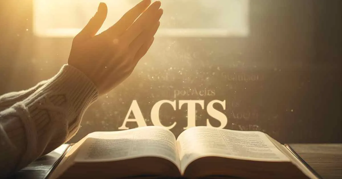 Prayer ACTS Acronym
