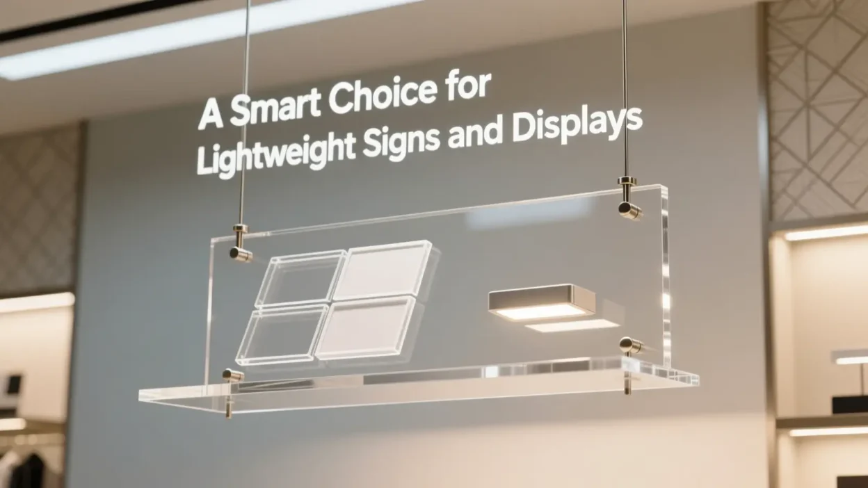 A Smart Choice for Lightweight Signs and Displays